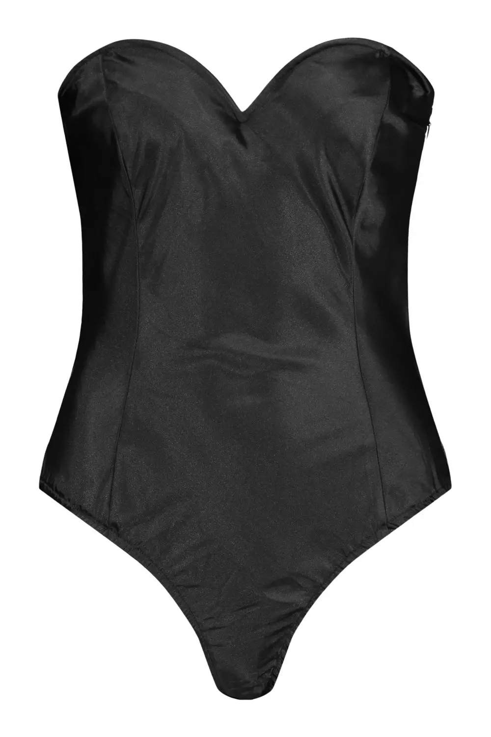 Halloween Satin Sweetheart Corset Bodysuit