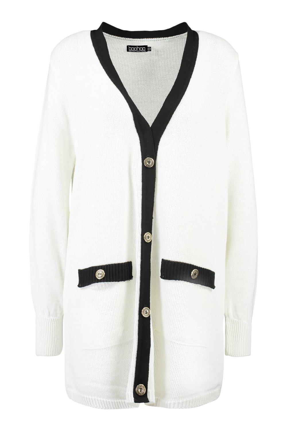 midi cream cardigan