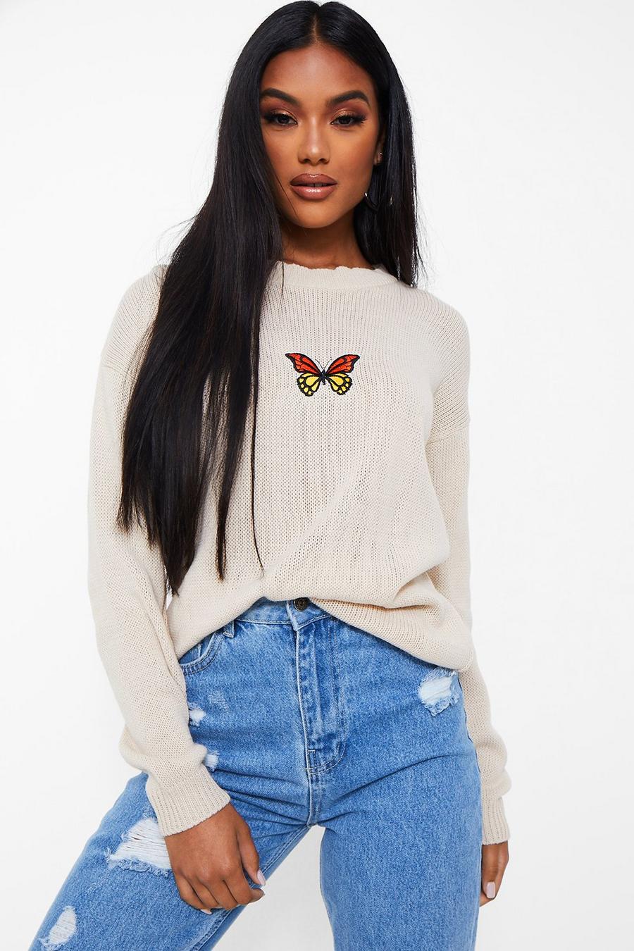 Butterfly Embroidered Jumper image number 1
