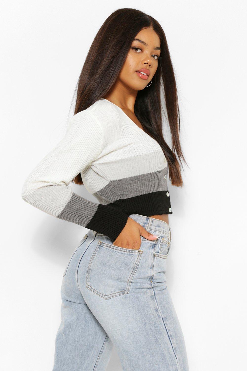 Color block waffle knit pullover online windsor