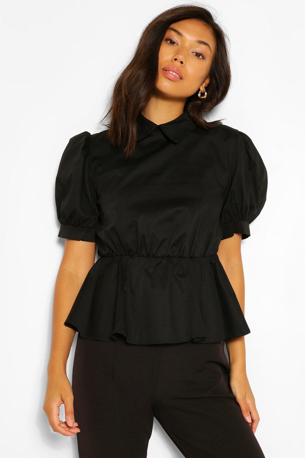 black smock tops