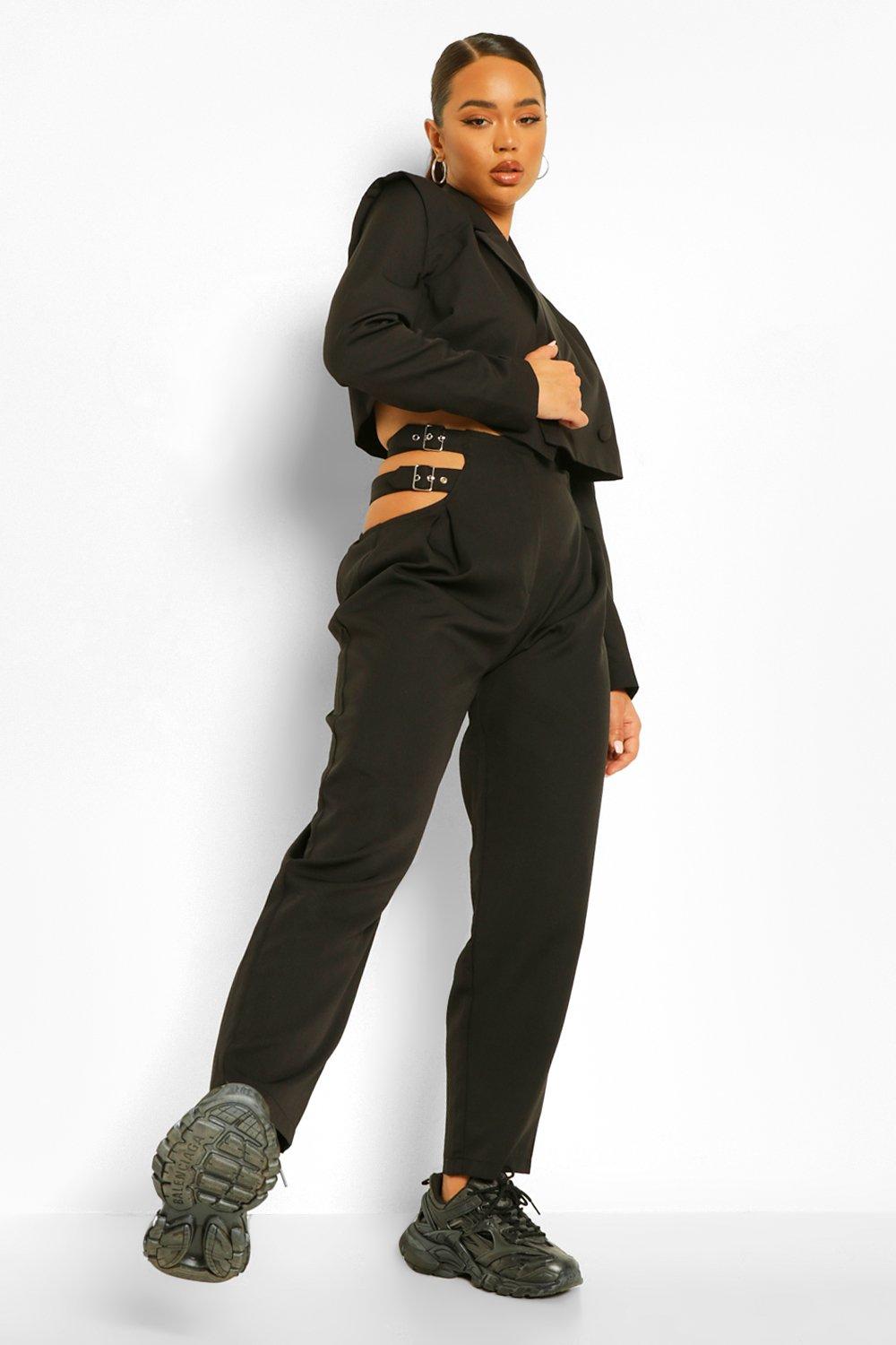 Petite Super Stretch Tapered Dress Pants