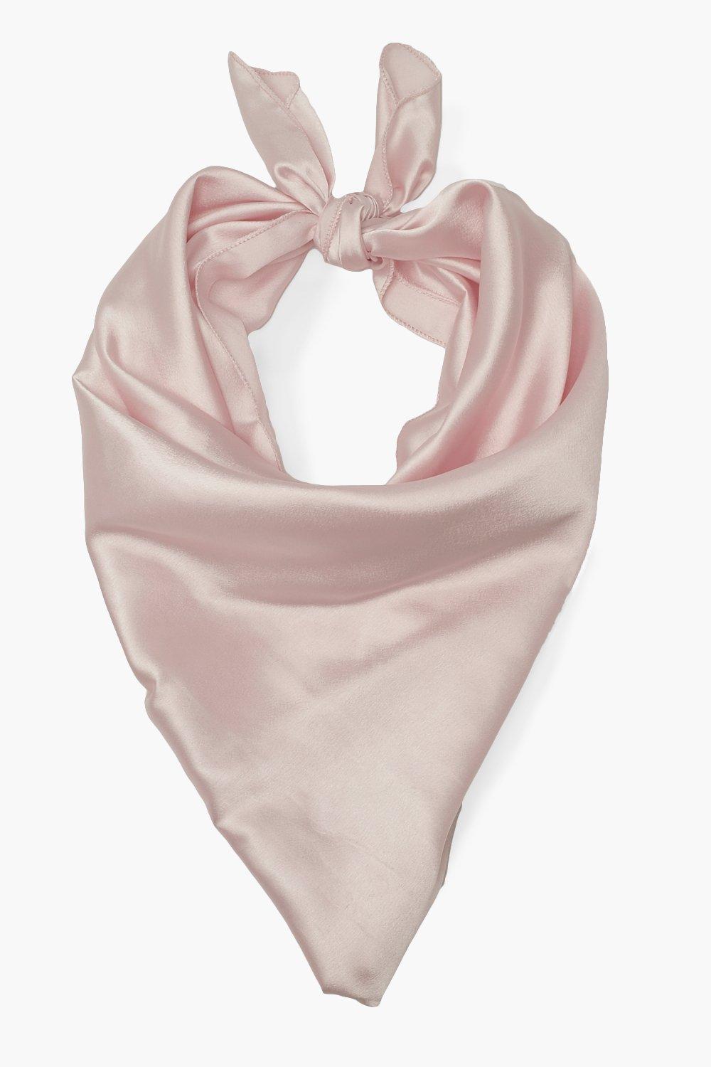 Pink satin hot sale head scarf