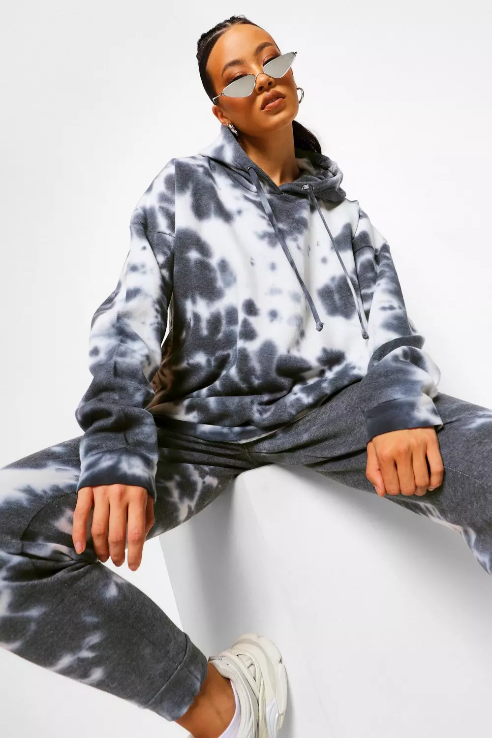 Tie - Dye hoodie and joggers full set - Blue