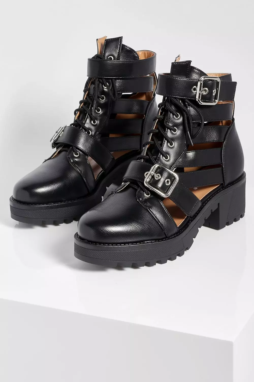 Biker boots shop cut out