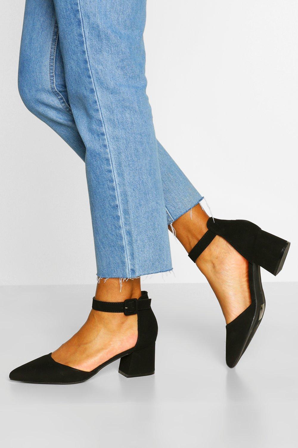 ballerine talon carré