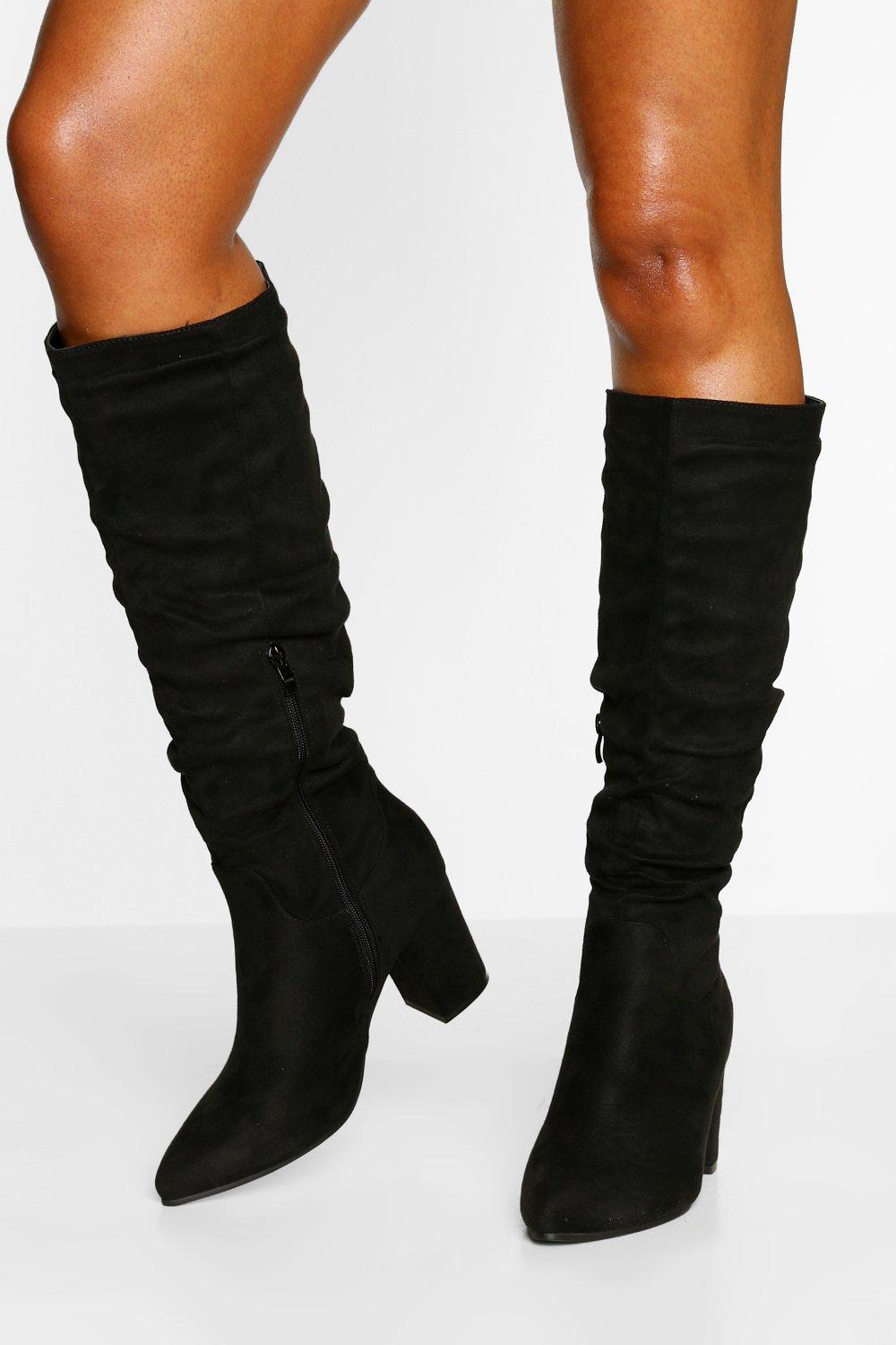 black knee high boots canada