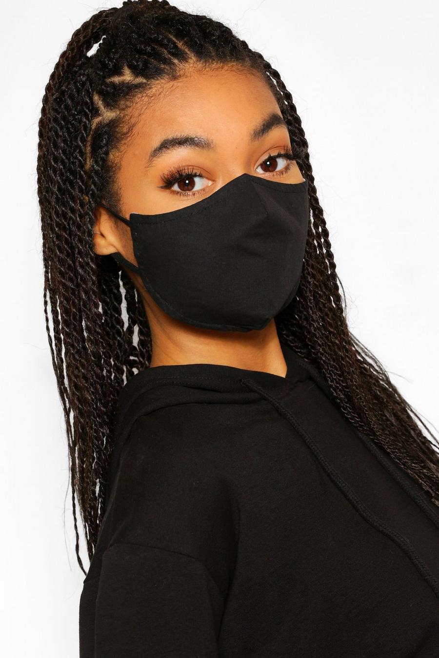 Zwart 3-laags masker met verwisselbare filters image number 1