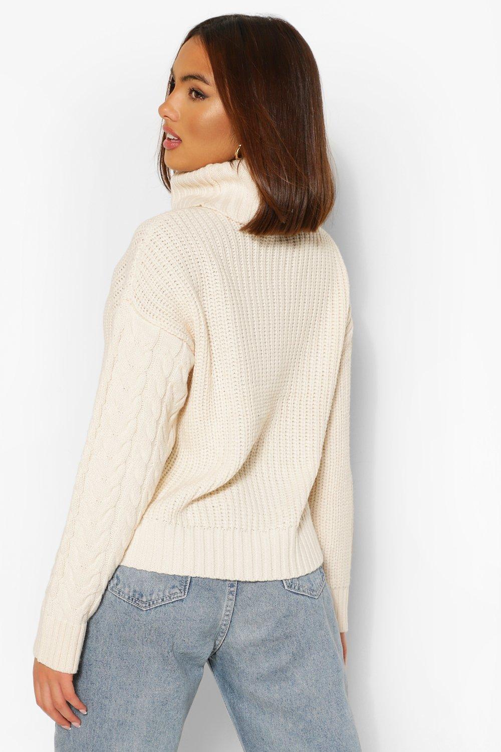 Pull maille torsadée online femme