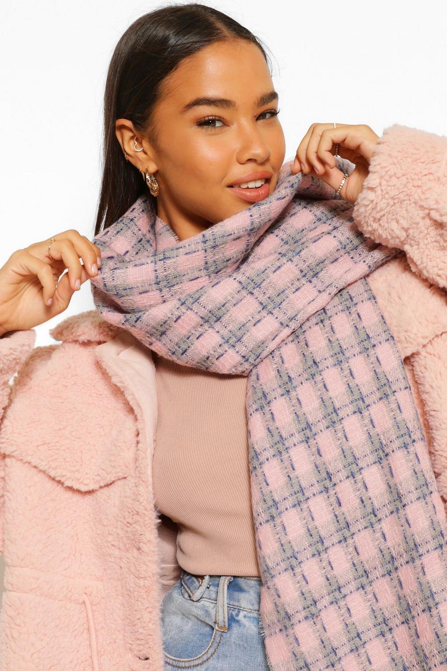 Oversized Check Scarf image number 1
