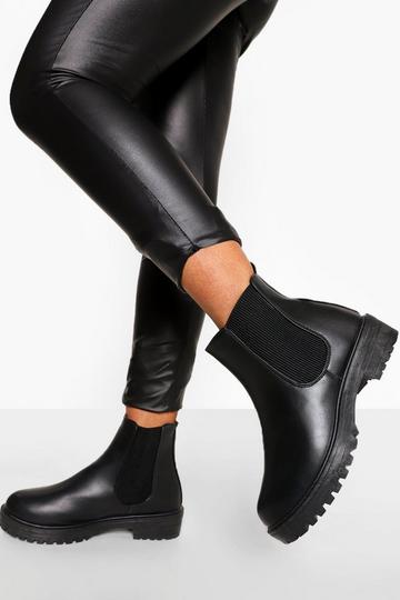 Chunky Chelsea Boots black