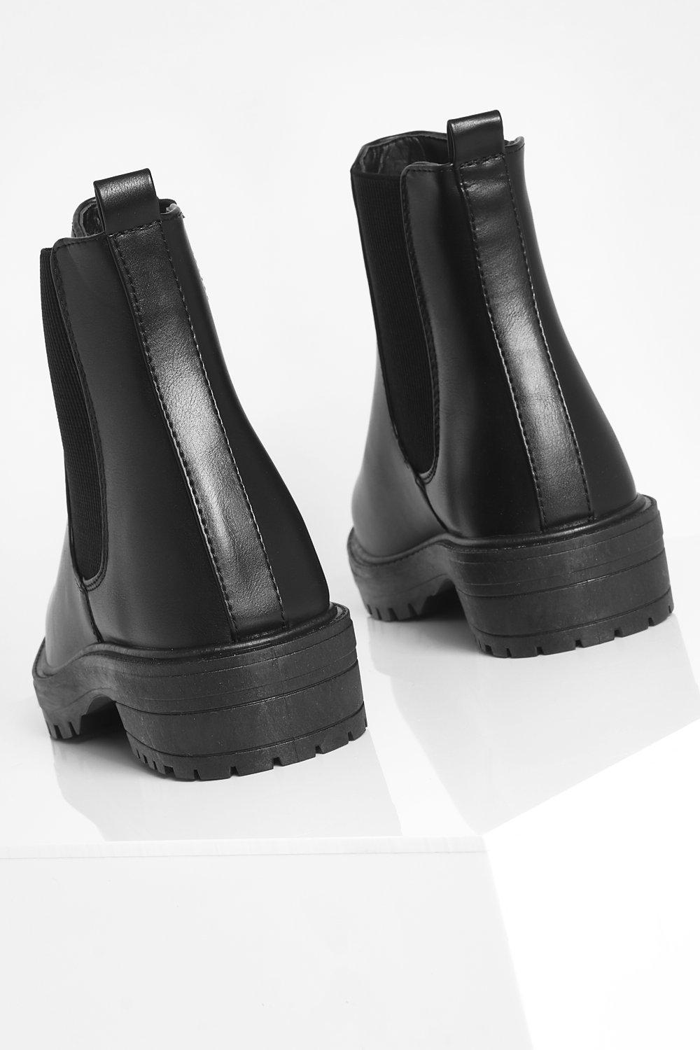 Chunky Chelsea Boots boohoo UK