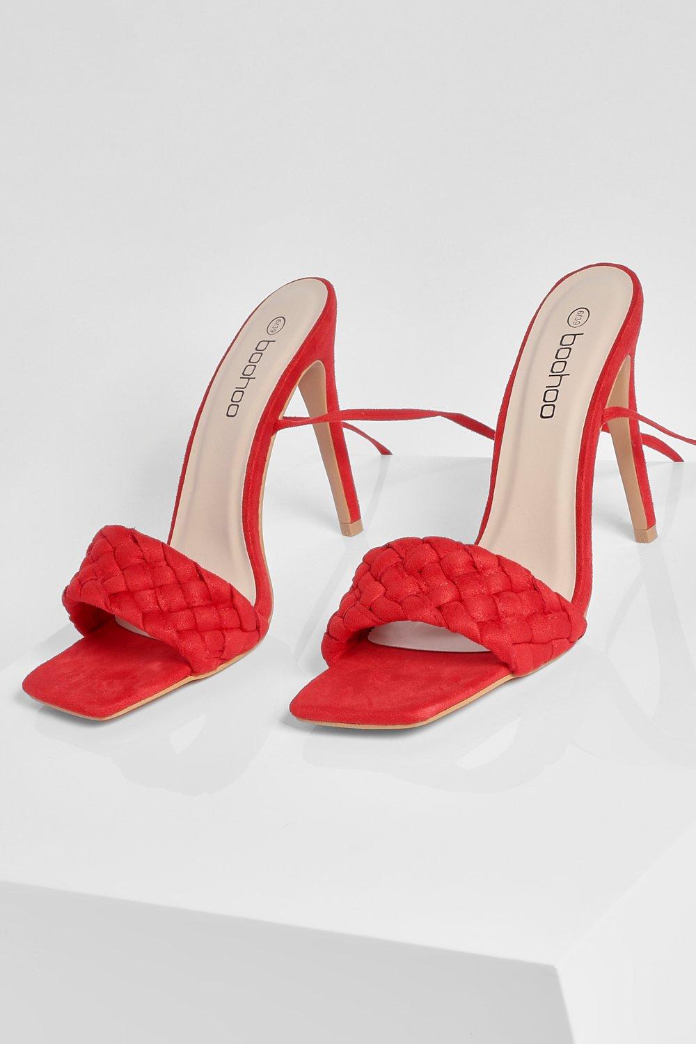 Boohoo on sale red heels