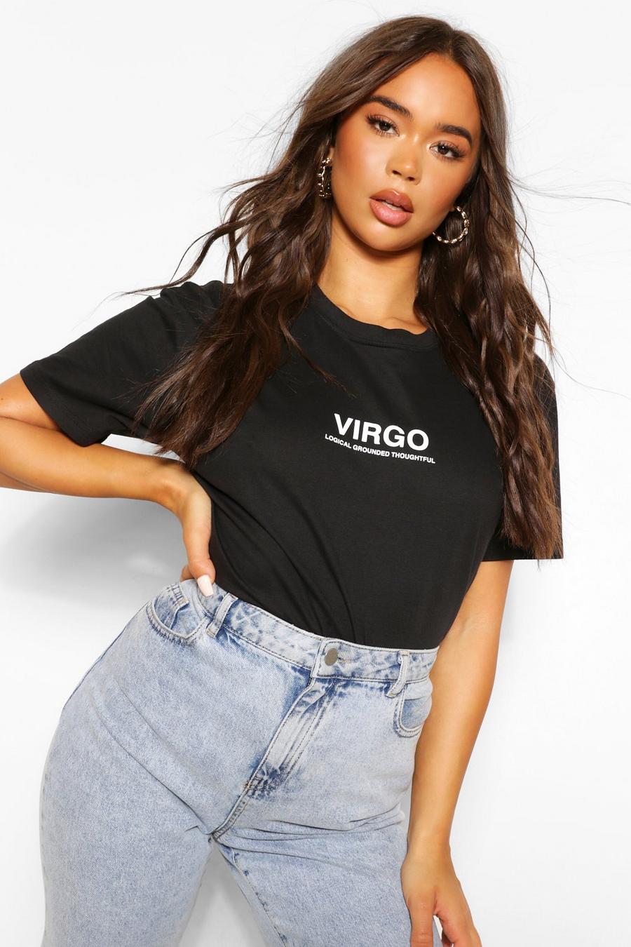 "Virgo Traits" T-shirt med slogan image number 1