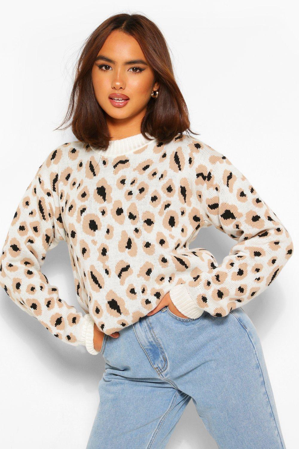 animal print knitwear