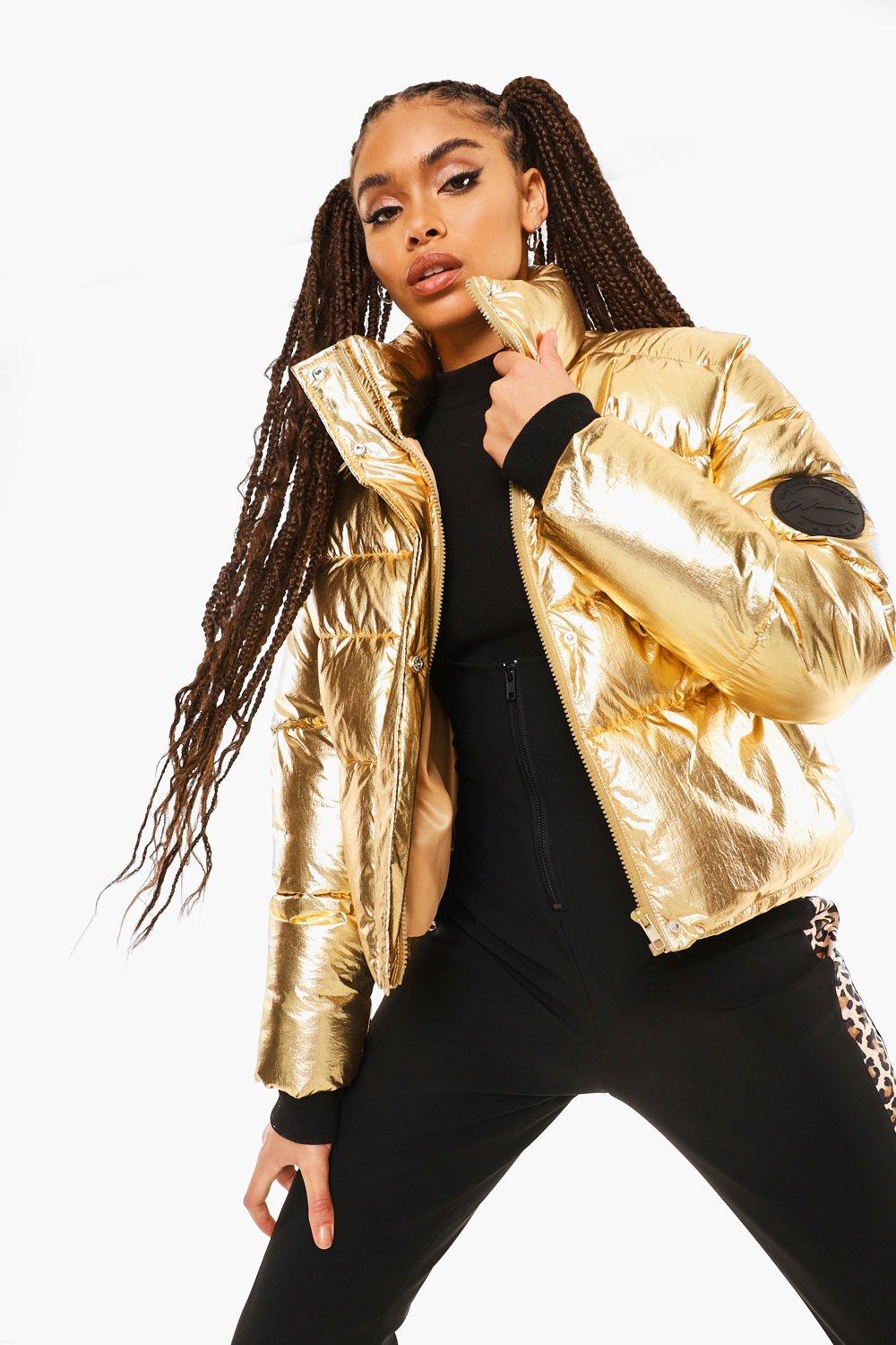 Boohoo clearance metallic jacket