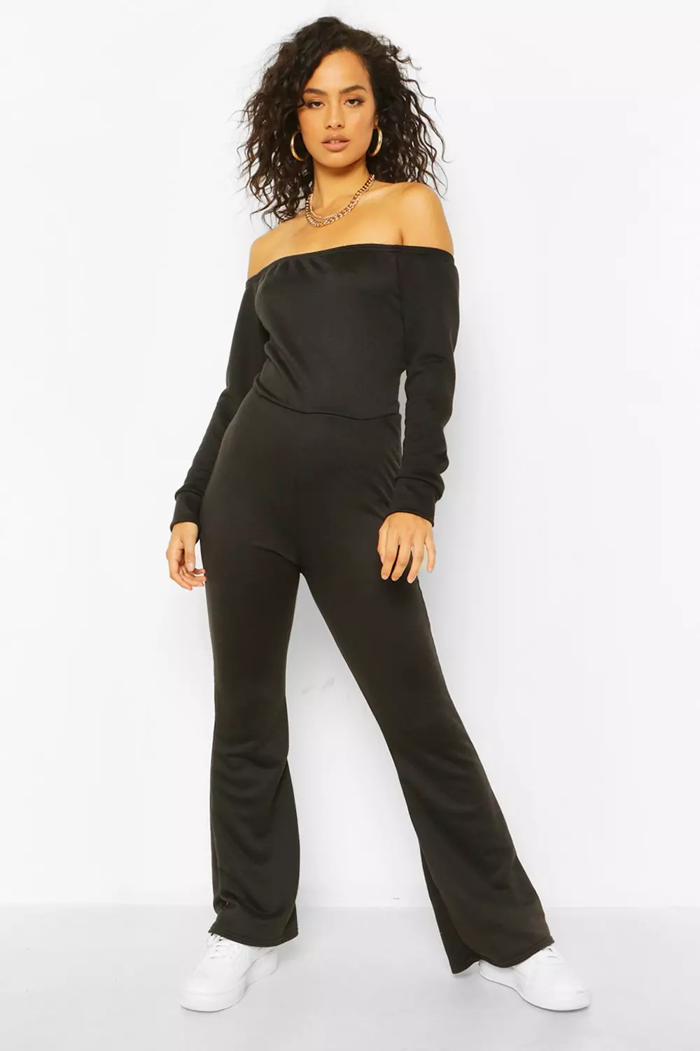 Black store sweat jumpsuit