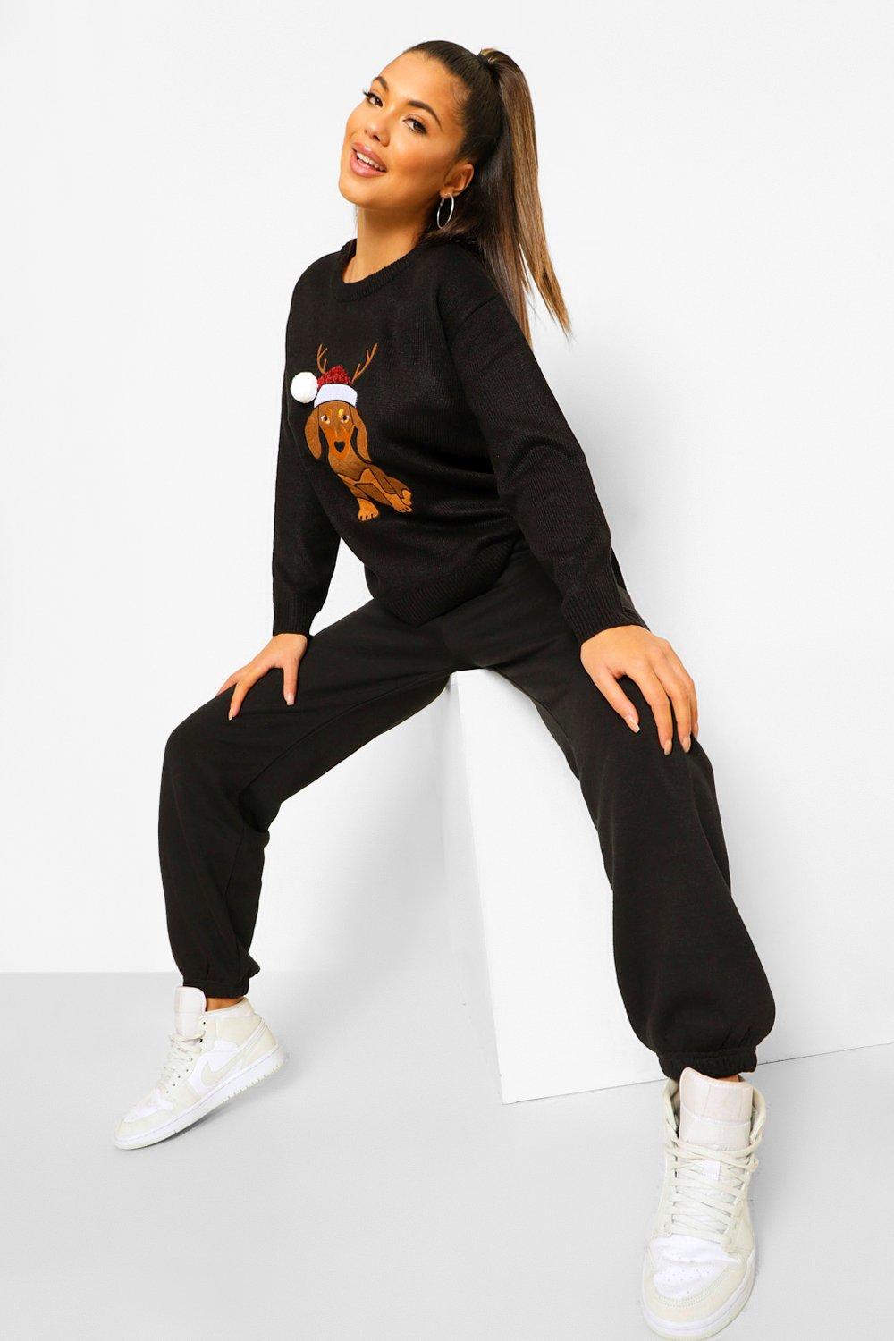 boohoo dog christmas jumper
