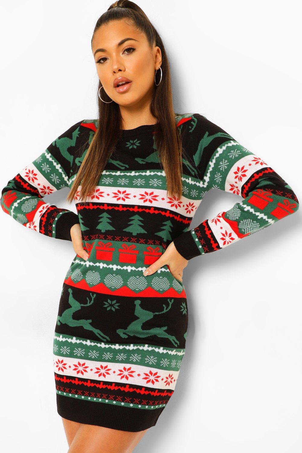 Boohoo christmas outlet dresses