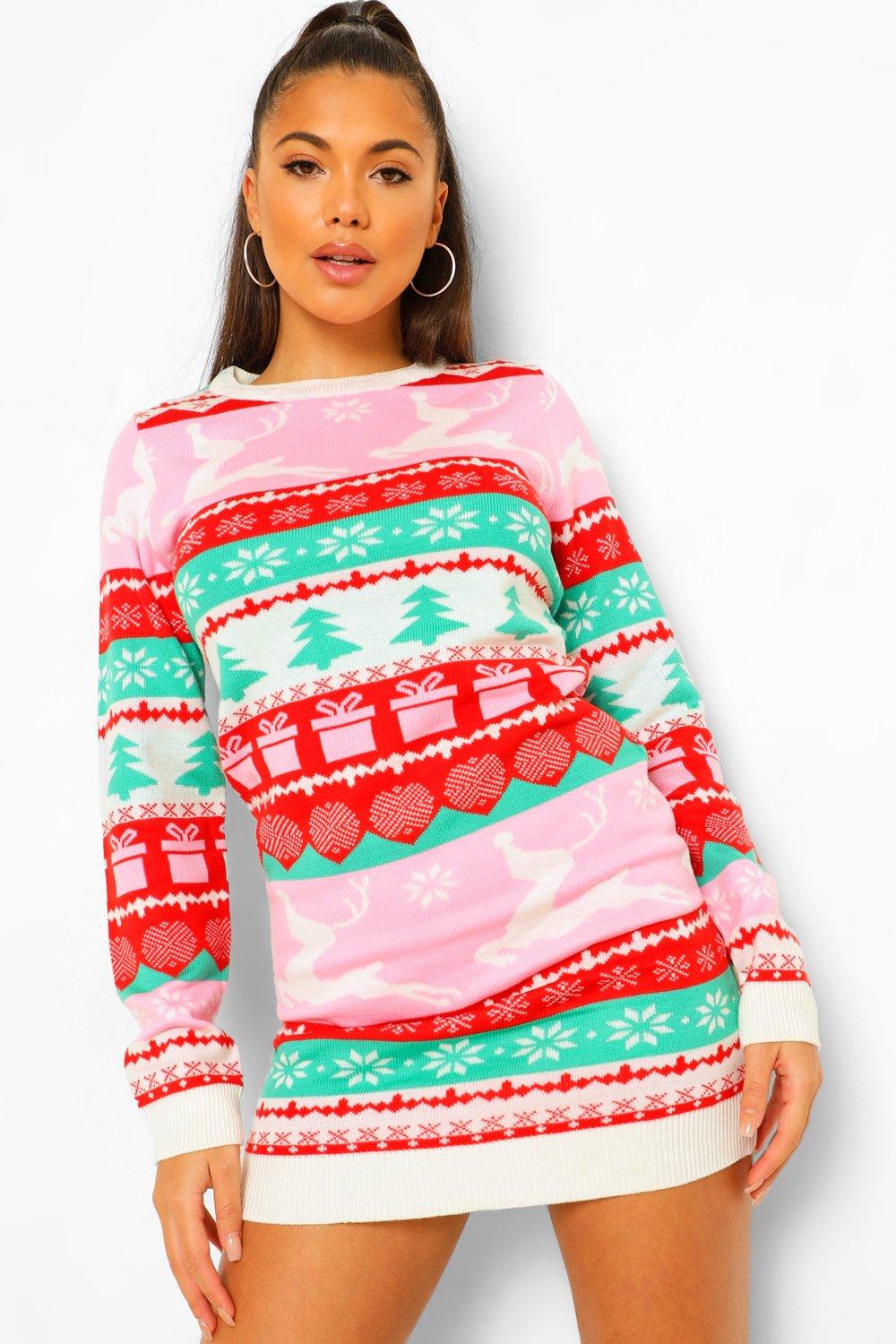 boohoo ladies christmas jumper