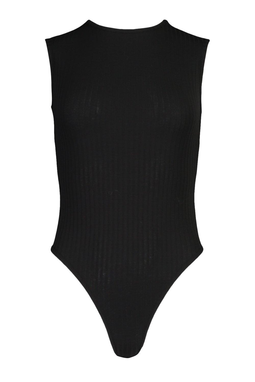 Crew Neck Knitted Rib Bodysuit | boohoo USA