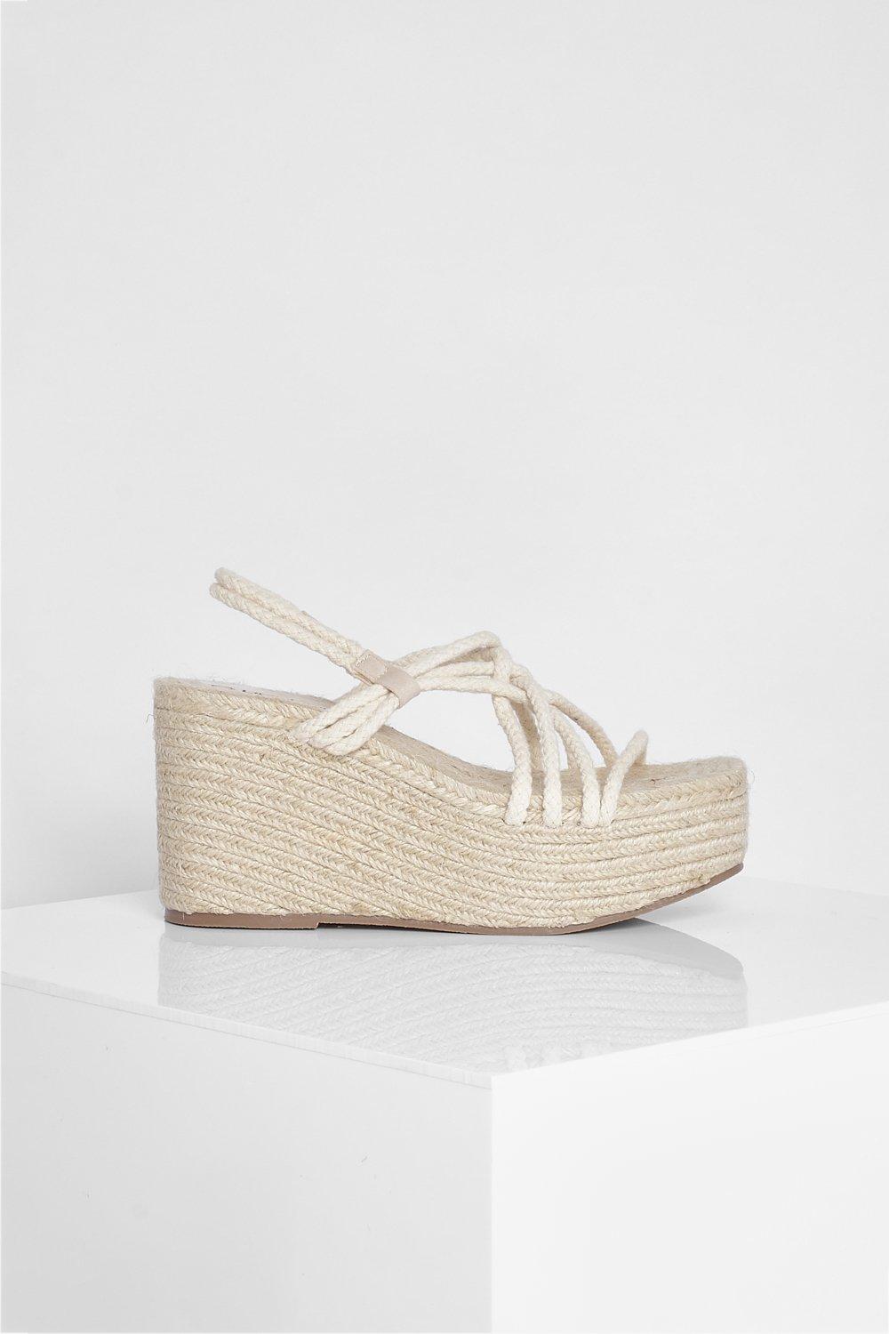 espadrille wedges cream