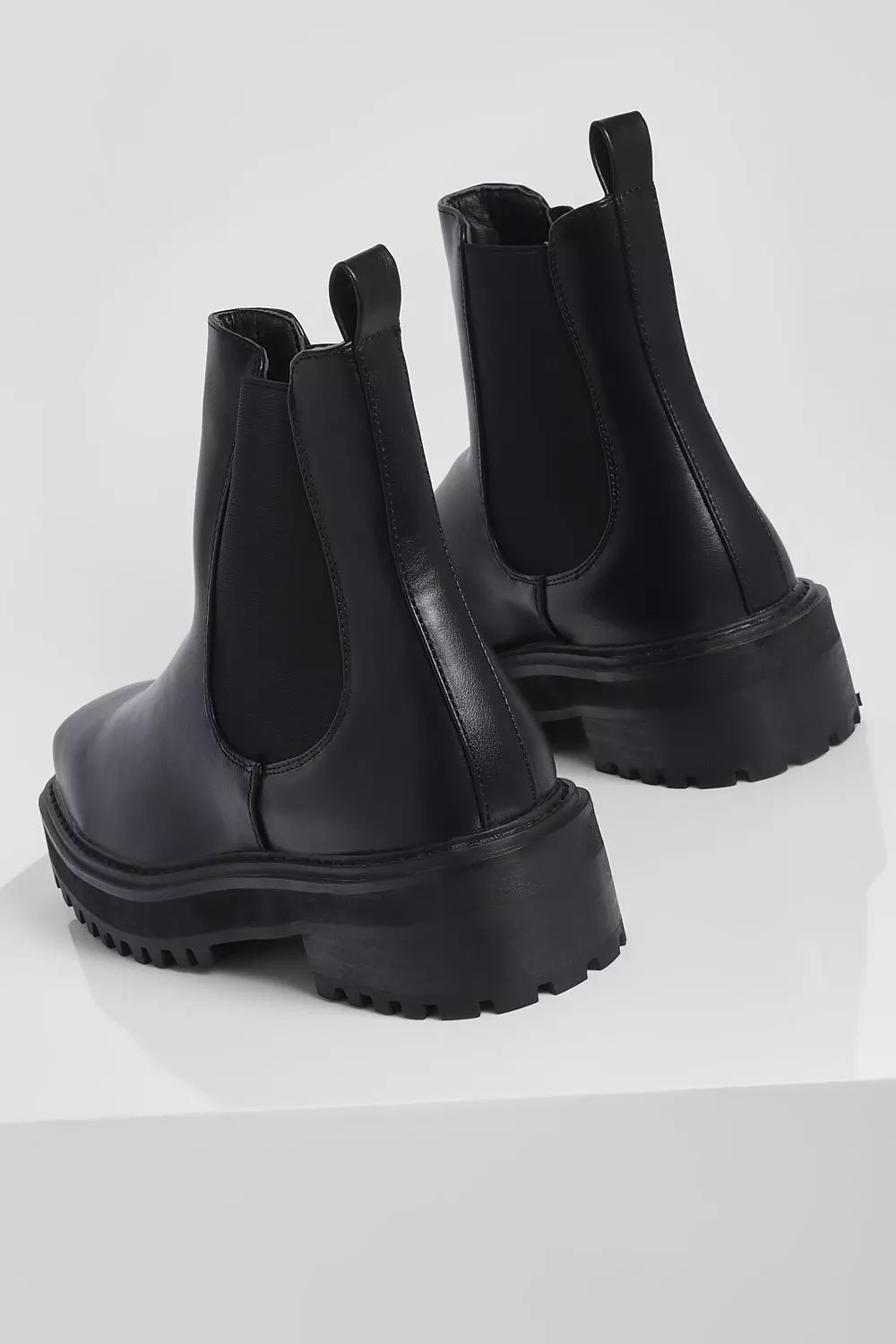 Raid wide fit radar black chunky chelsea on sale boots