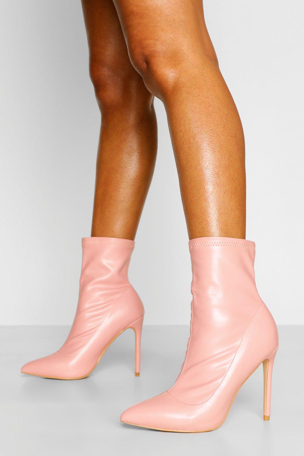 Baby pink sock clearance boots