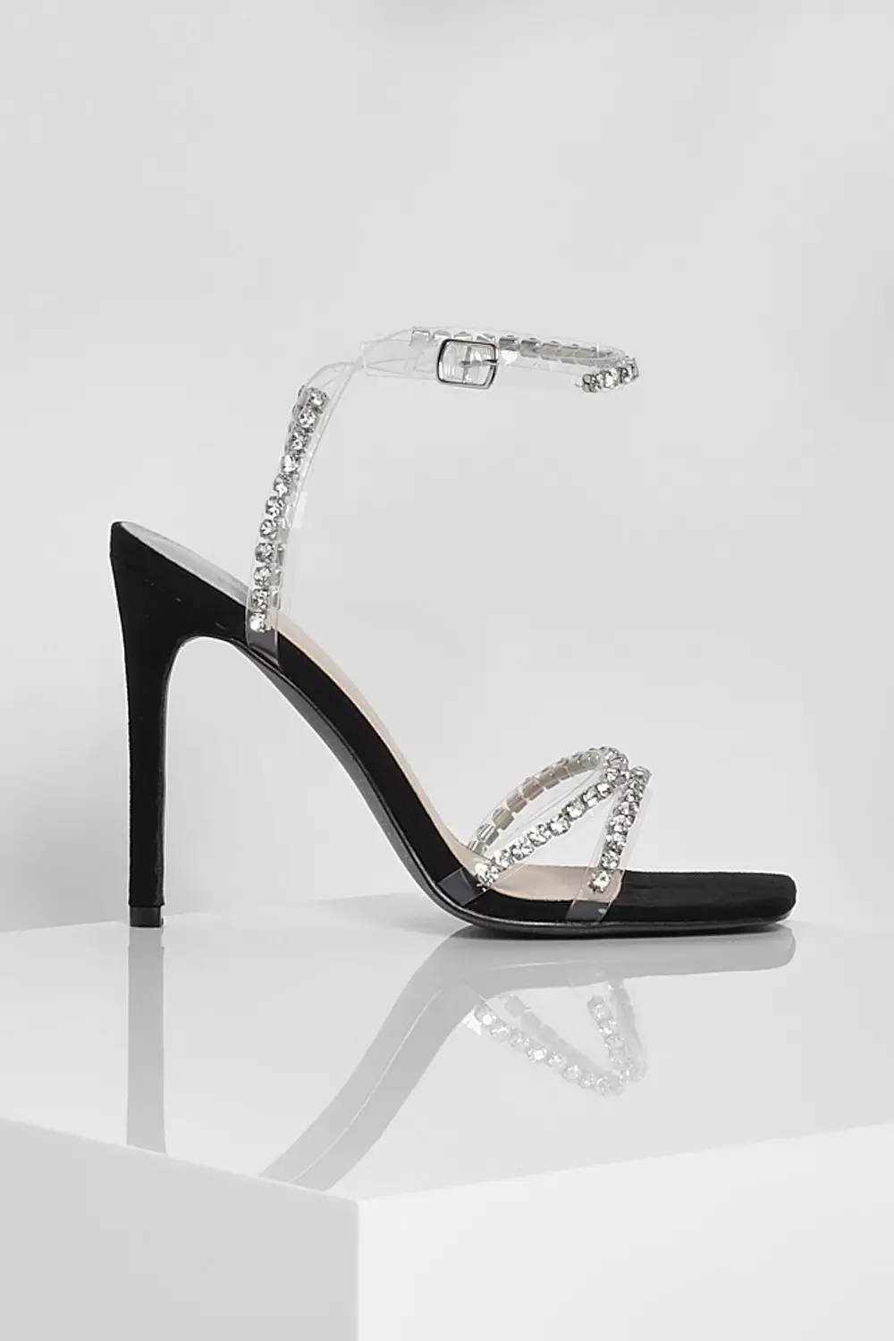 Clear strap outlet stiletto heels