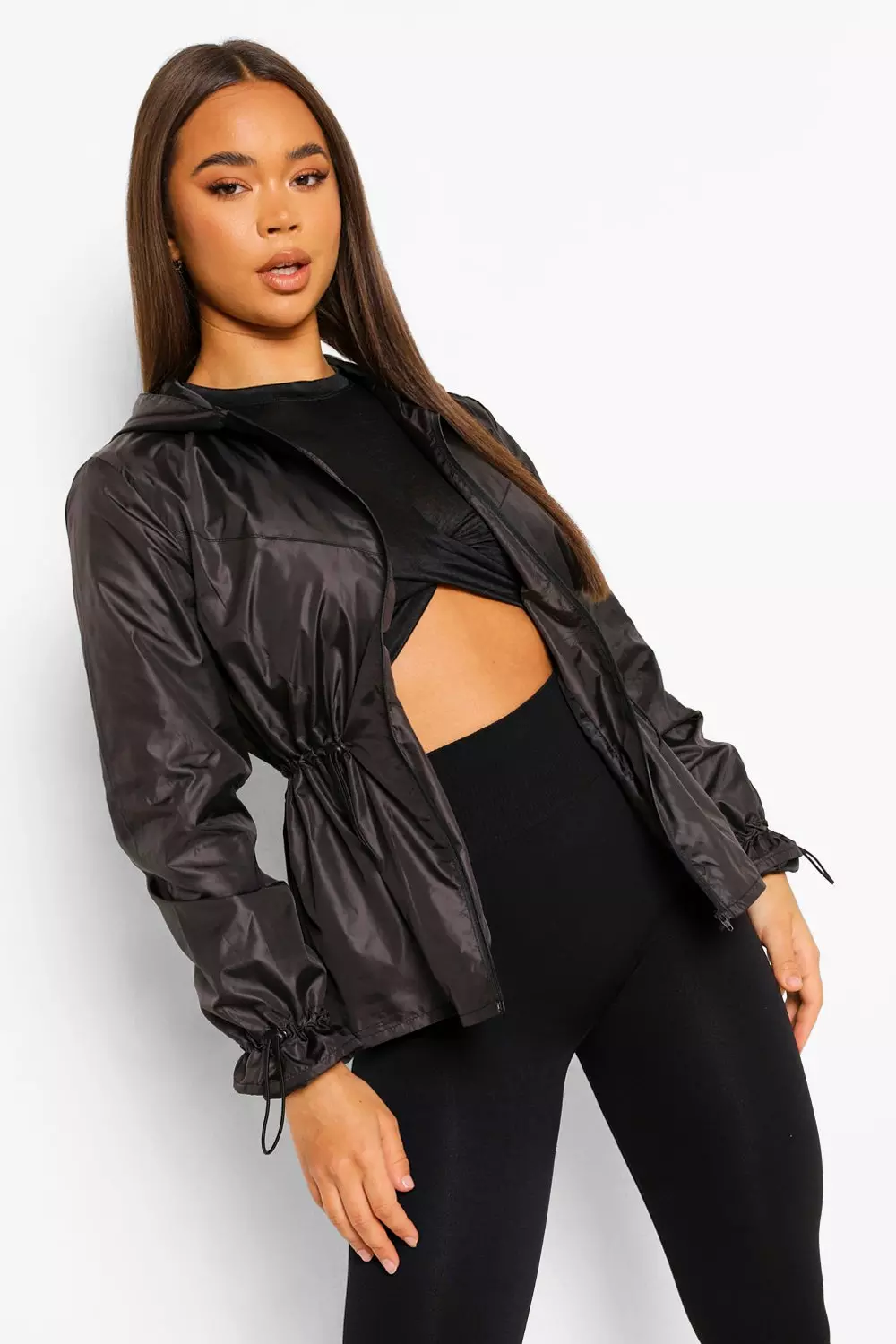 Peplum windbreaker on sale