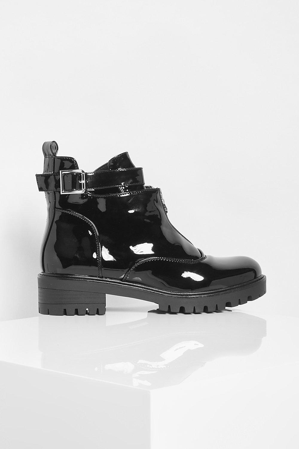 Cut out biker on sale boots