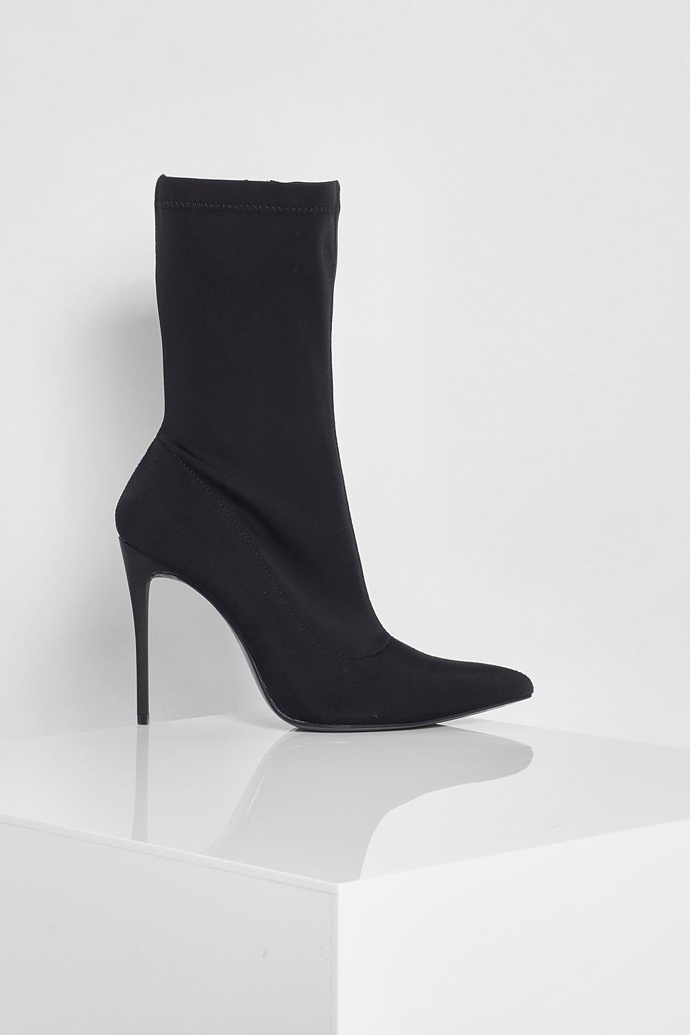 botte chaussette talon
