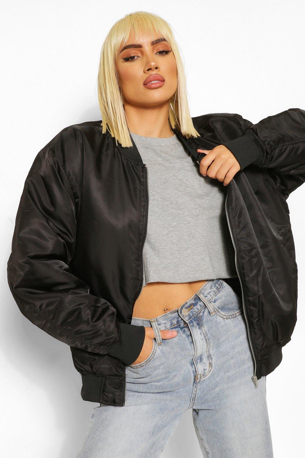 Oversized Bomber Jacket