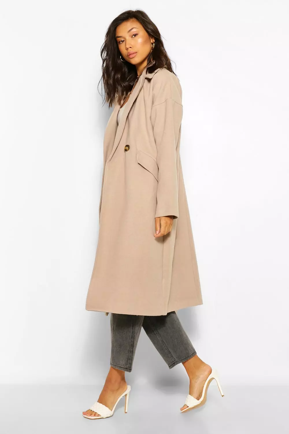 Long shop boyfriend coat