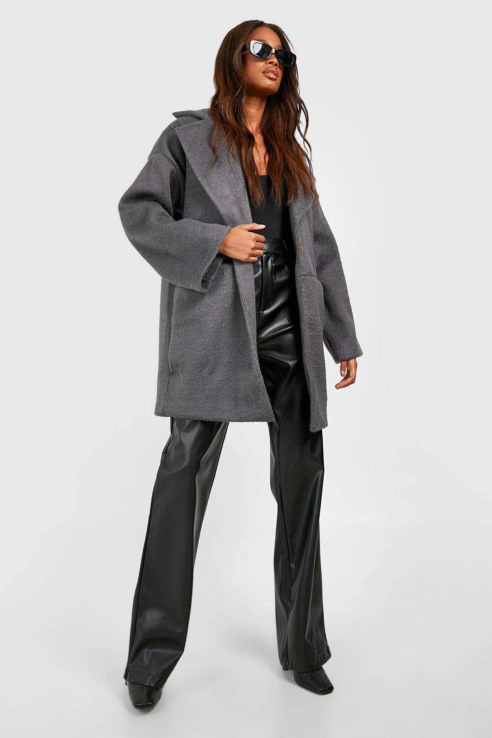 Grey hotsell textured coat