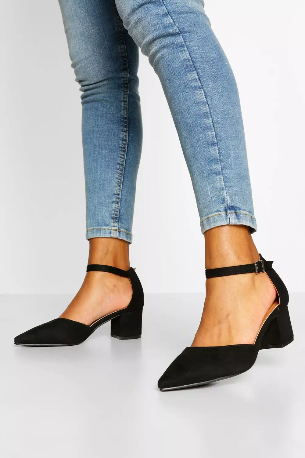 Block heel ballerina discount pumps