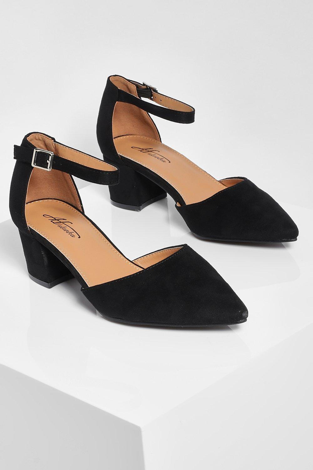 Pointed block heel pumps hotsell