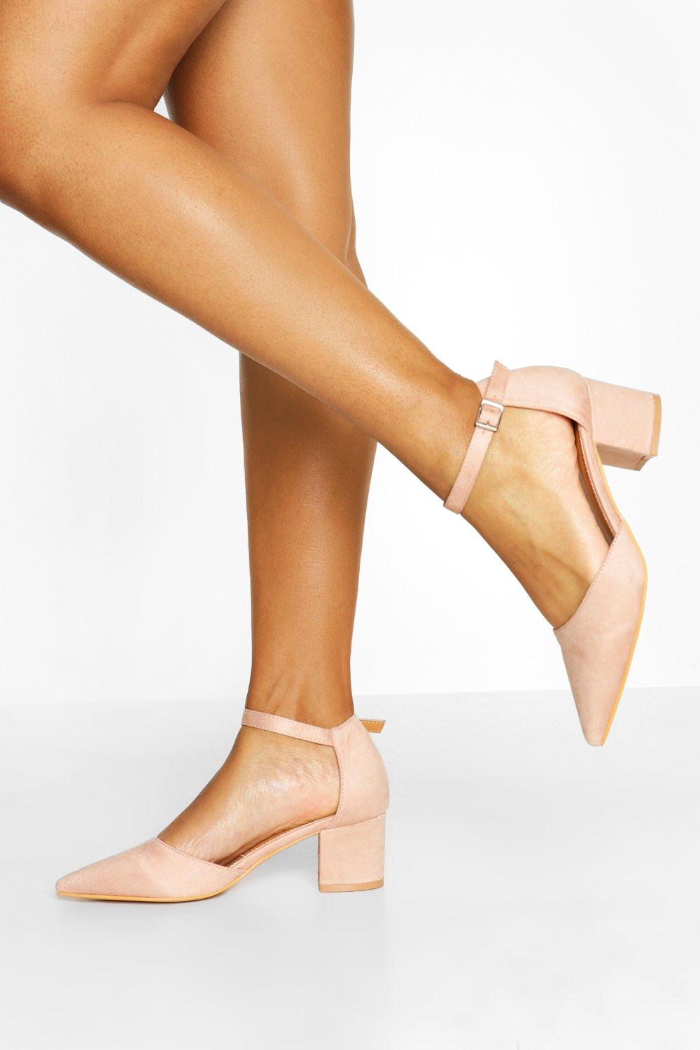 block heel ballet pump