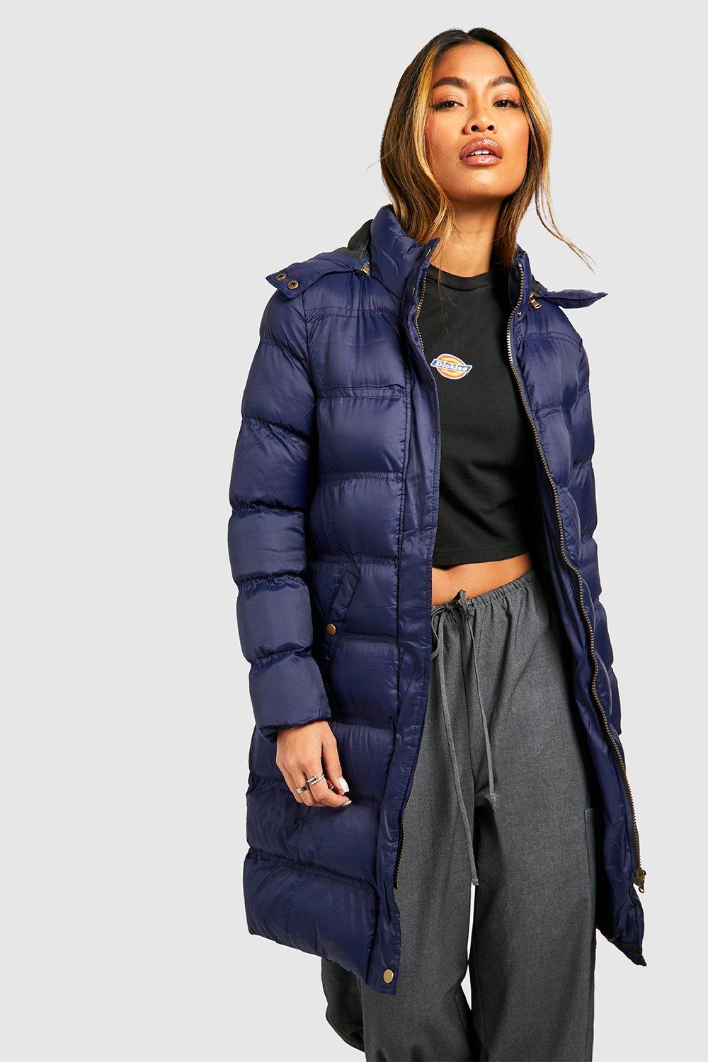 Navy store hooded jacket