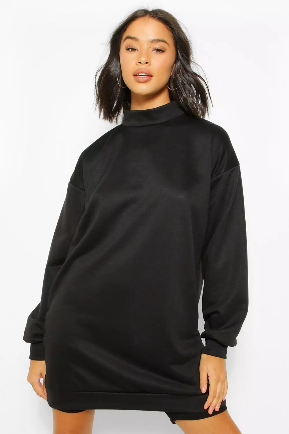 Turtleneck sweatshirt outlet dress