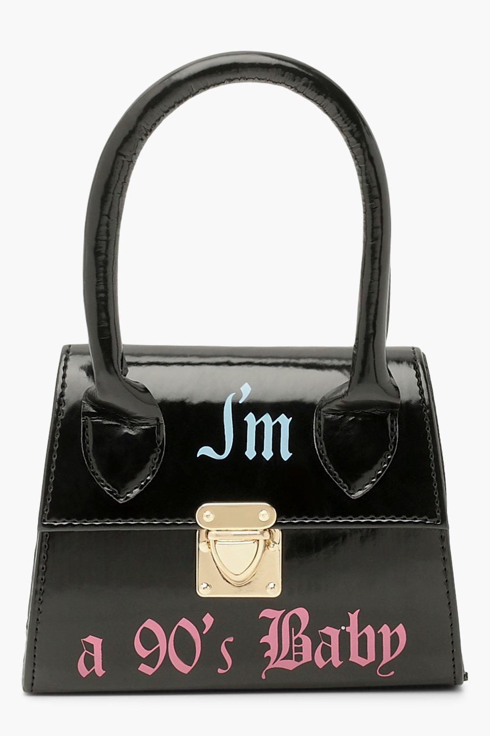 boohoo rose gold bag