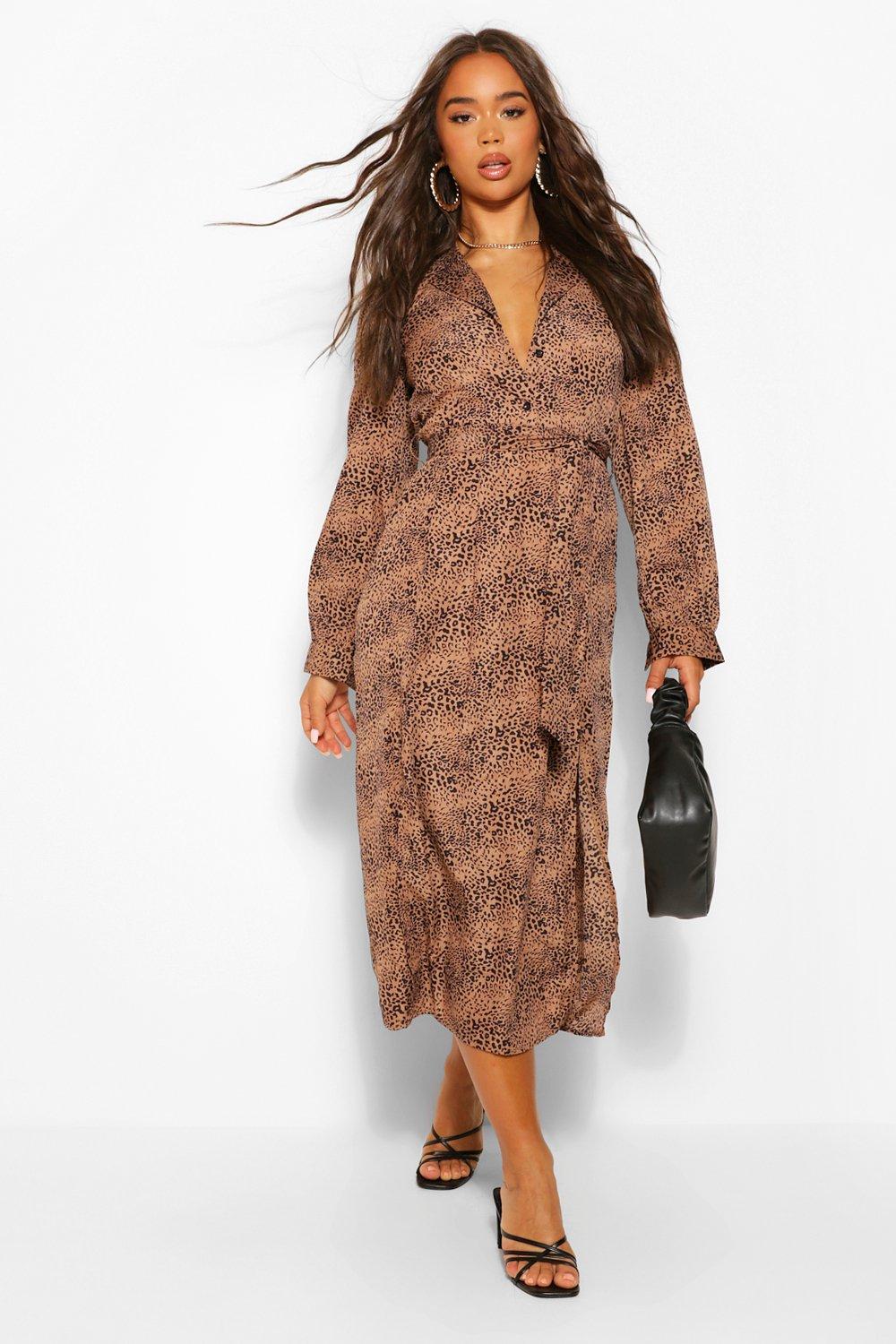 shirt waist midi dress