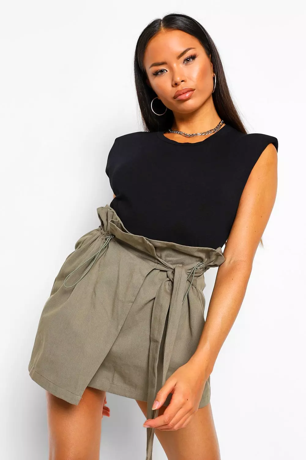 Petite 2025 paperbag skirt