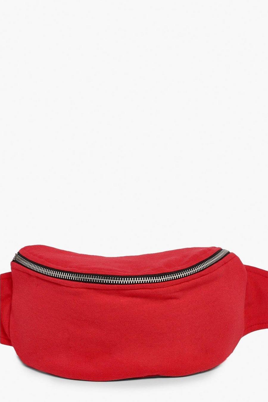 Zip Detail Jersey Bum Bag image number 1