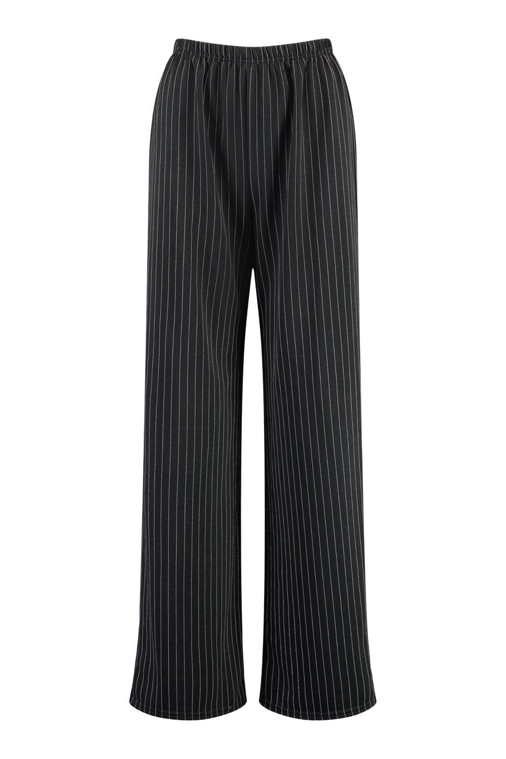 Pinstripe track pants deals