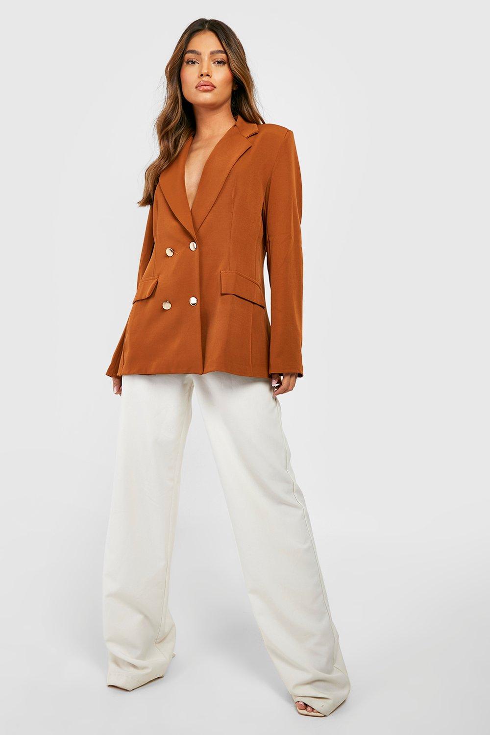 Bershka double hot sale breasted blazer