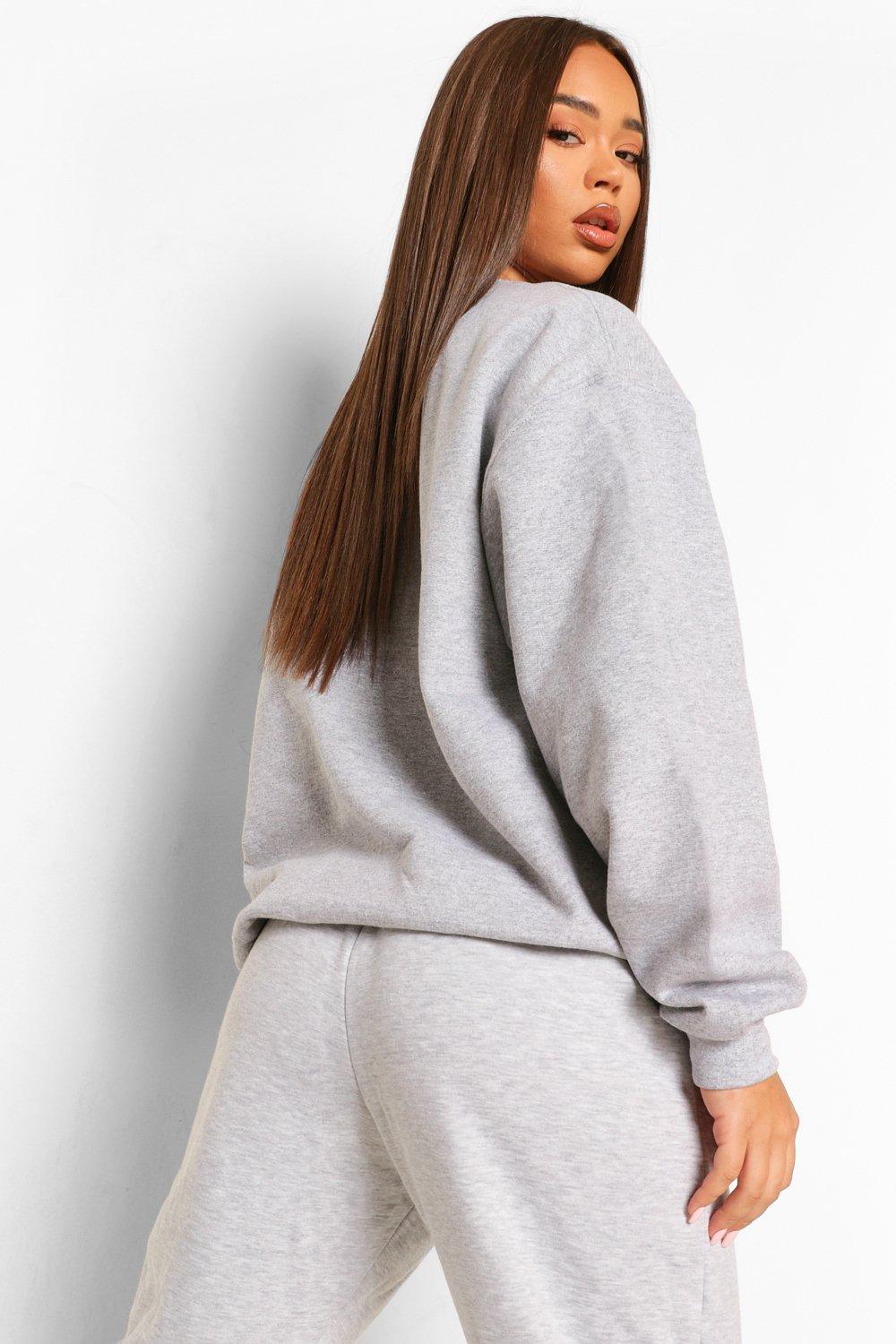 grey washed sweatshirt