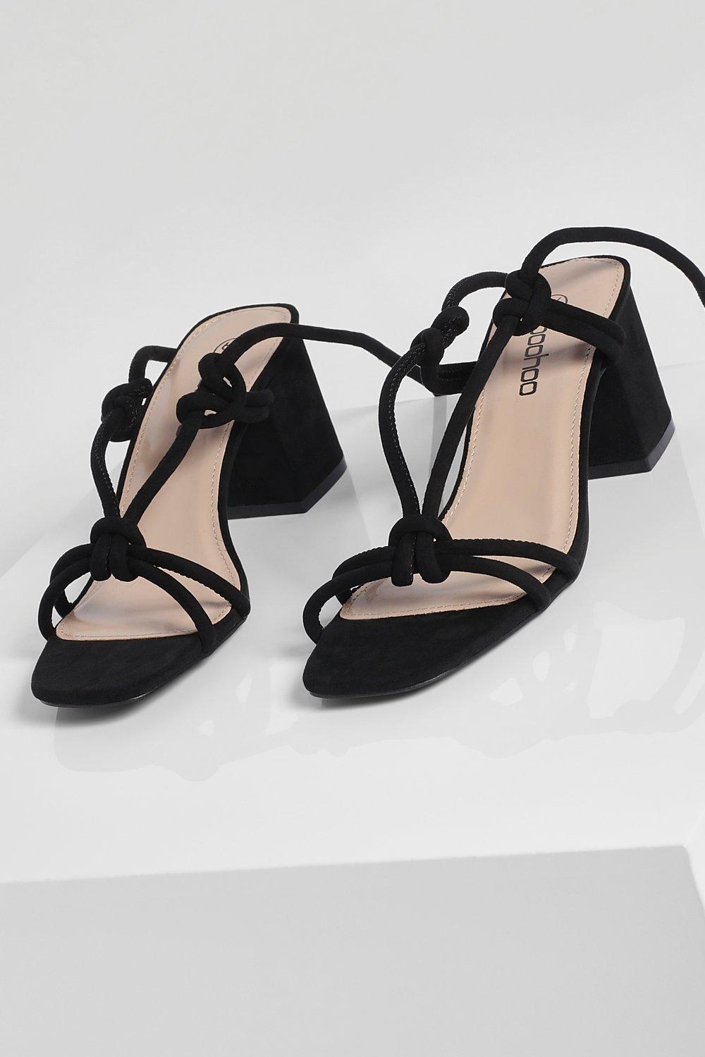 Block heels wrap strap deals