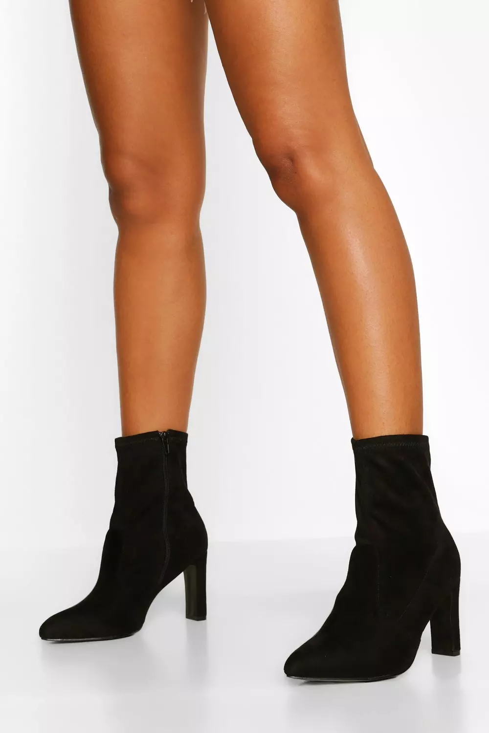 Flat heel outlet sock boots