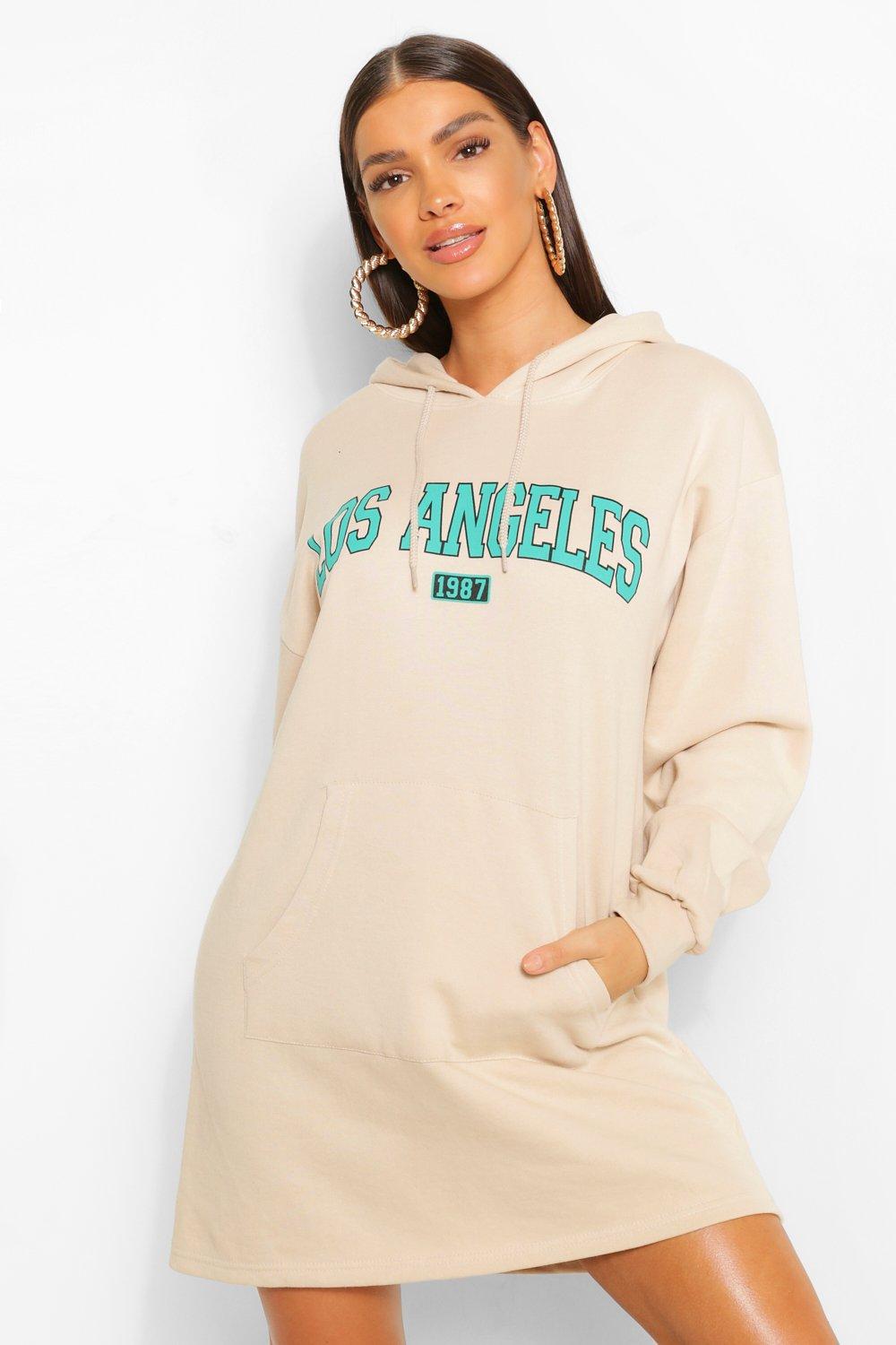 boohoo hoodie dress